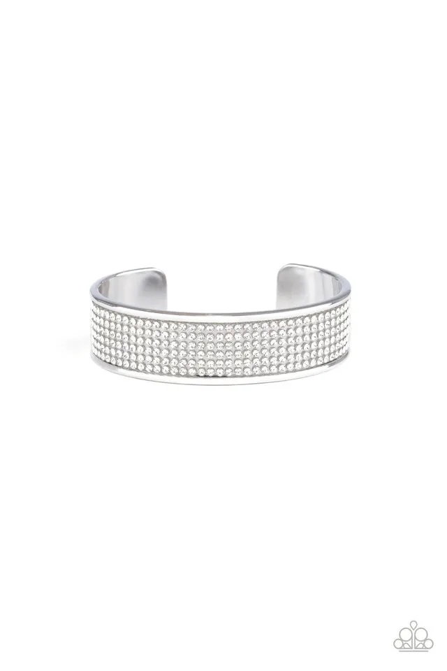 Paparazzi Bracelet ~ Cant Believe Your ICE - White