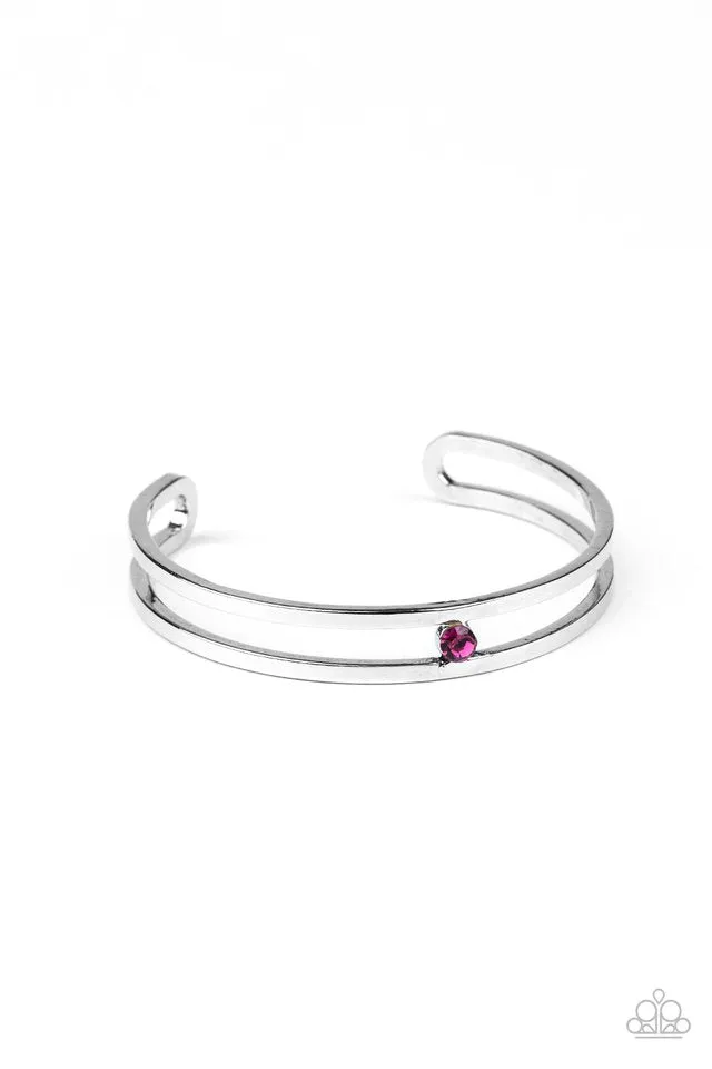 Paparazzi Bracelet ~ Solo Artist - Pink