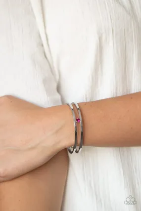 Paparazzi Bracelet ~ Solo Artist - Pink