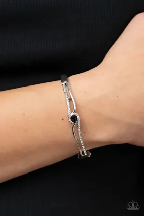 Paparazzi Bracelet ~ Top-Shelf Shimmer - Purple
