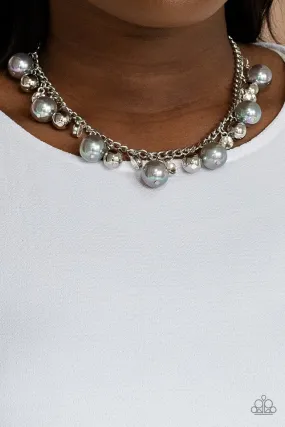 Paparazzi Necklace ~ Galactic Gala - Silver