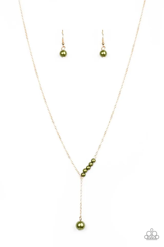 Paparazzi Necklace ~ Timeless Taste - Green