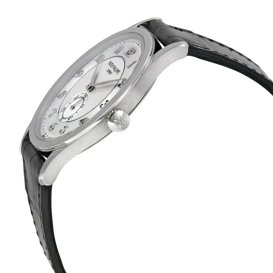 Patek Philippe Calatrava Automatic Silver Grey Dial Platinum Men's Watch 5196P-001