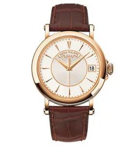 Patek Philippe Calatrava Silvery Opaline Dial 18K Rose Gold Men's Watch 5153R 5153R-001