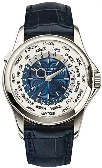 Patek Philippe Complications Automatic GMT Blue and Dial Men's Watch 5130P-020