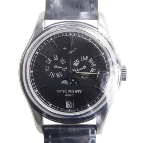 Patek Philippe Complications Automatic Moonphase Black Dial Men's Watch 5146P-001