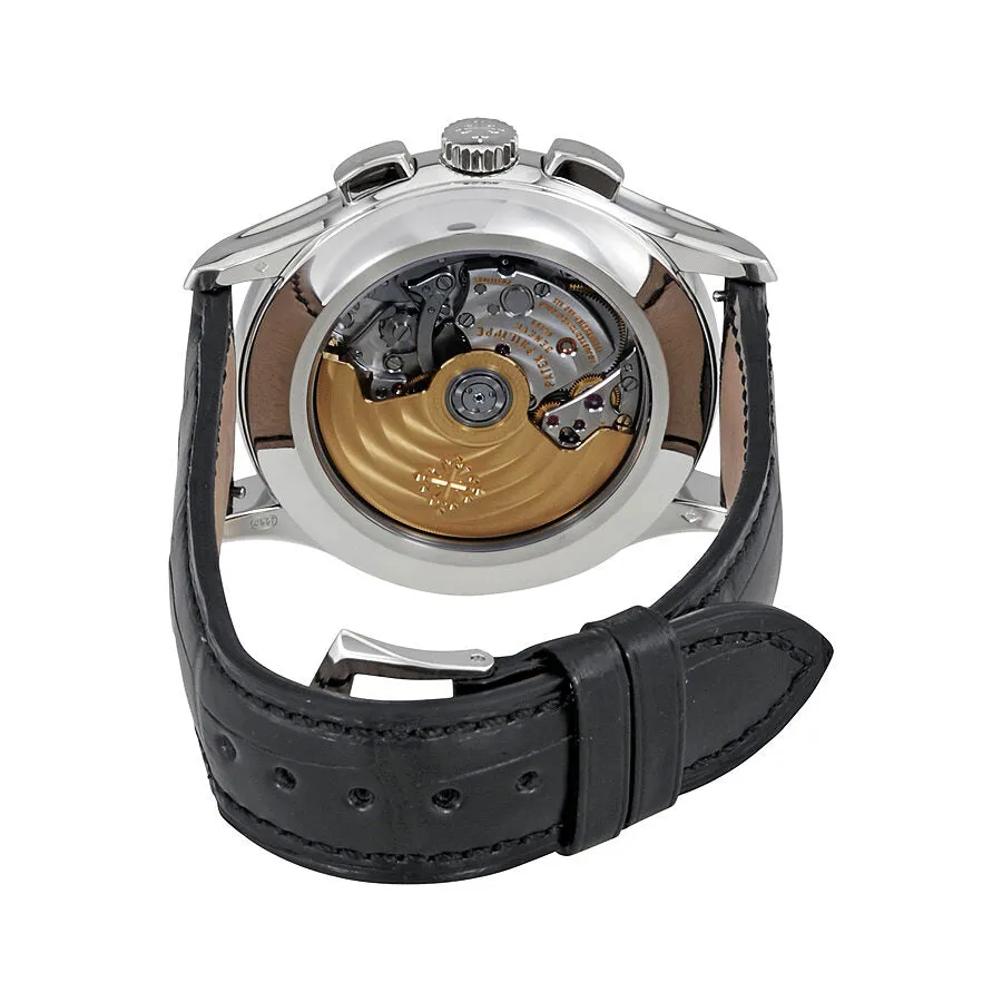 Patek Philippe Complications Black Dial Annual Calendar Platinum Men's Watch 5905P-010