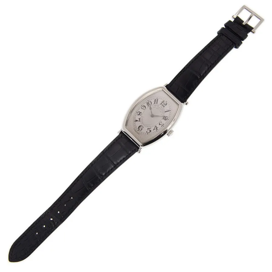 Patek Philippe Gondolo Mechanical Gold Dial Leather Men's Watch 5098P-001
