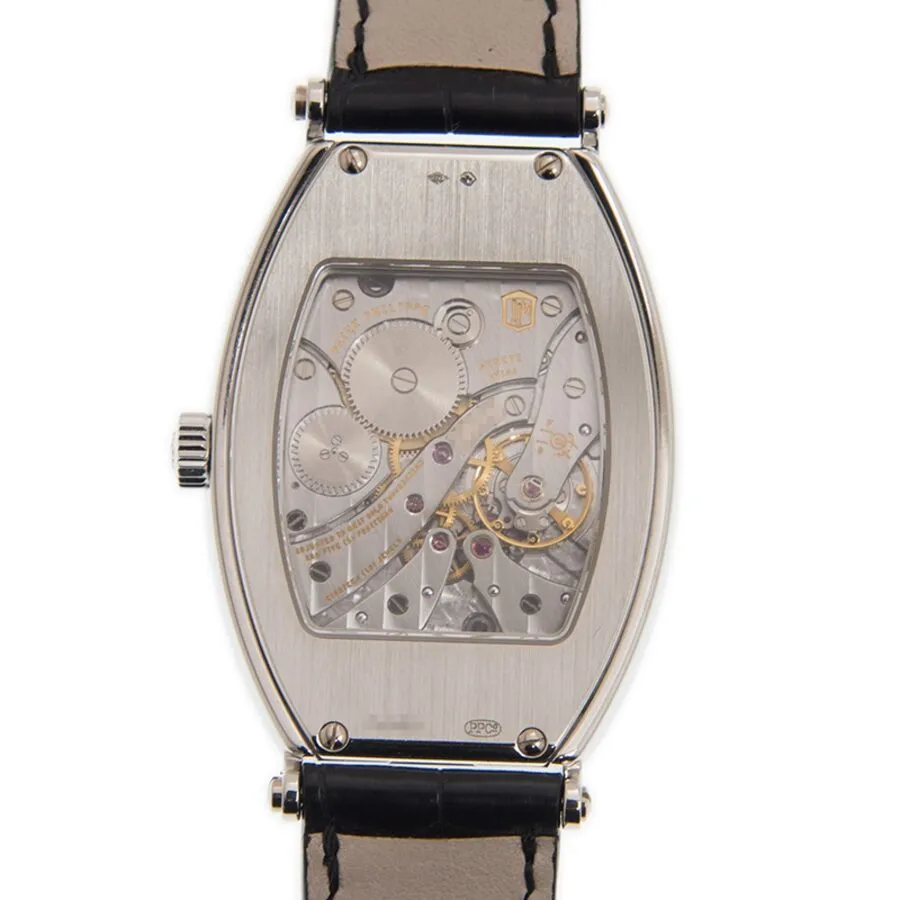 Patek Philippe Gondolo Mechanical Gold Dial Leather Men's Watch 5098P-001