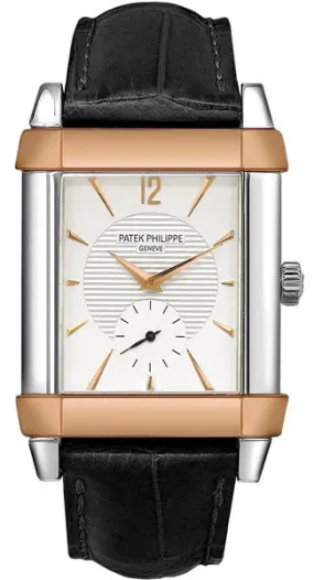 Patek Philippe Gondolo Silver Dial Black Leather Men's Watch 5111PR-001
