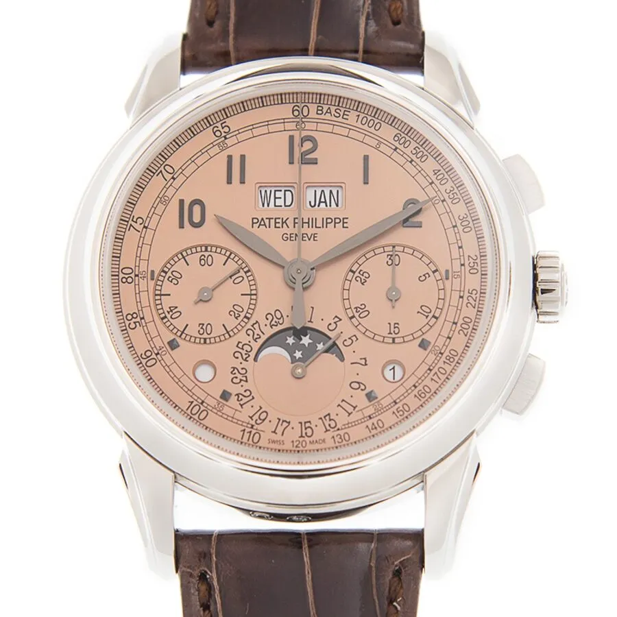 Patek Philippe Grand Complications Perpetual Chronograph Salmon Dial Men's Watch 5270P-001