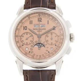 Patek Philippe Grand Complications Perpetual Chronograph Salmon Dial Men's Watch 5270P-001