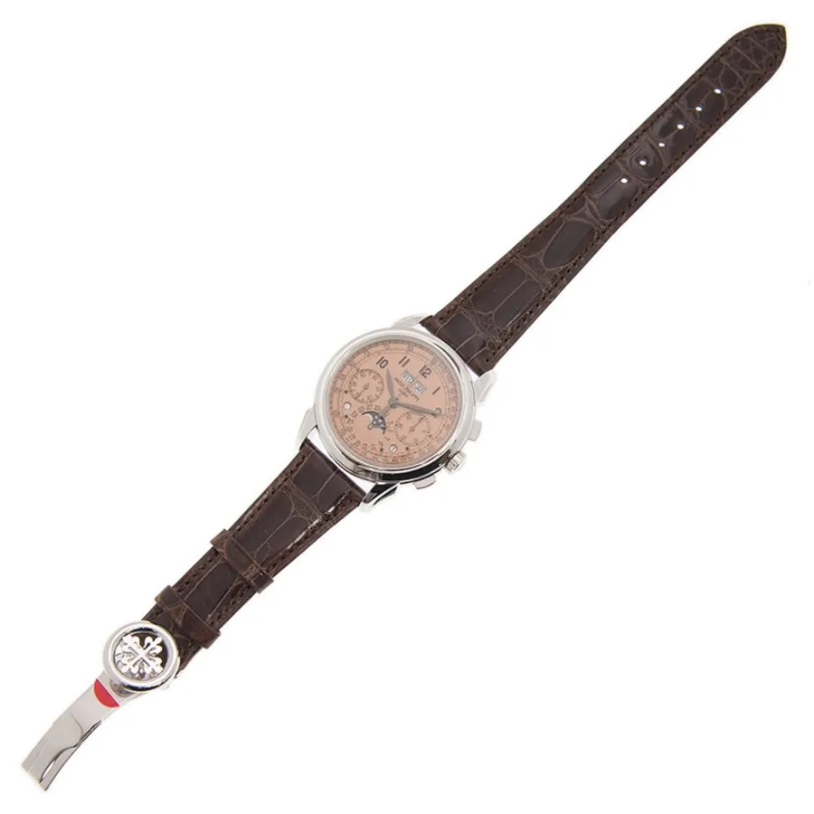 Patek Philippe Grand Complications Perpetual Chronograph Salmon Dial Men's Watch 5270P-001