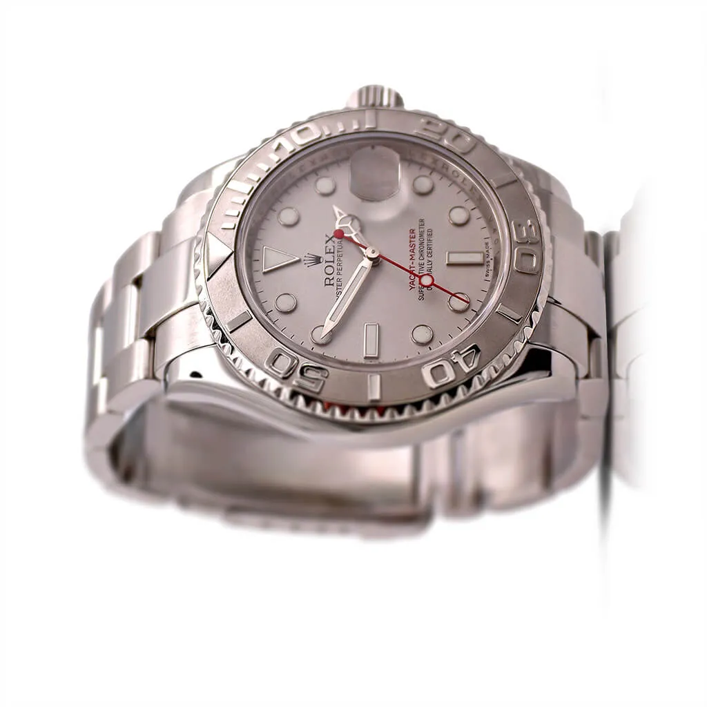 Rolex 40mm Yachtmaster - Oystersteel & Patinum Ref: 16622