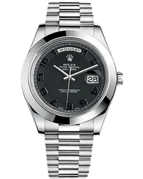 Rolex Day-Date II Archive Day-Date II Platinum Black Platinum Men's Watch