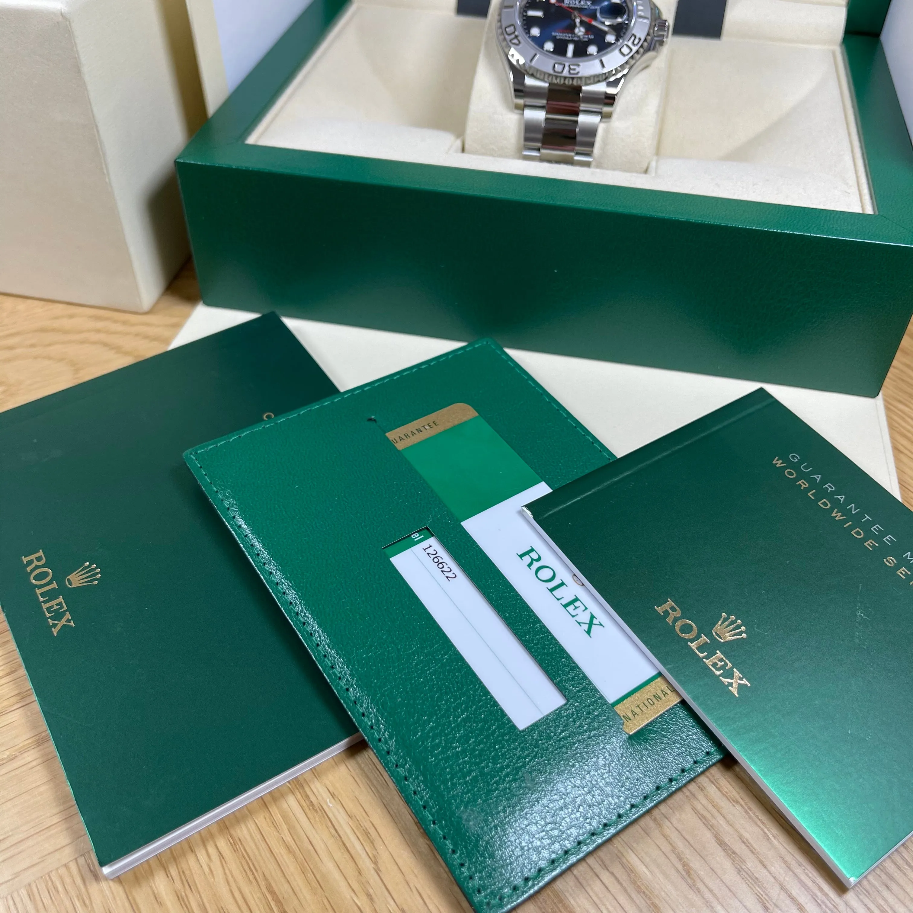 Rolex Yacht-Master 40 126622 Blue Dial 2020 Excellent Condition New Watch