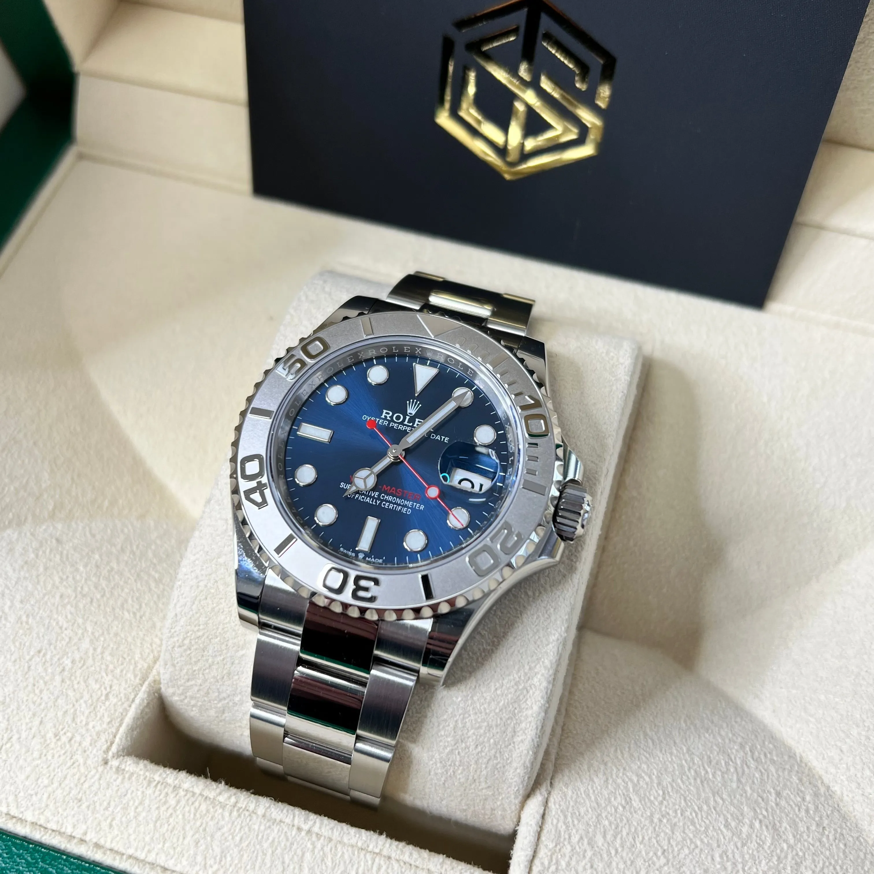 Rolex Yacht-Master 40 126622 Blue Dial 2022 Unworn Full Set Watch