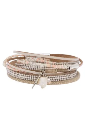 Sacremento Leather Wrap Bracelet