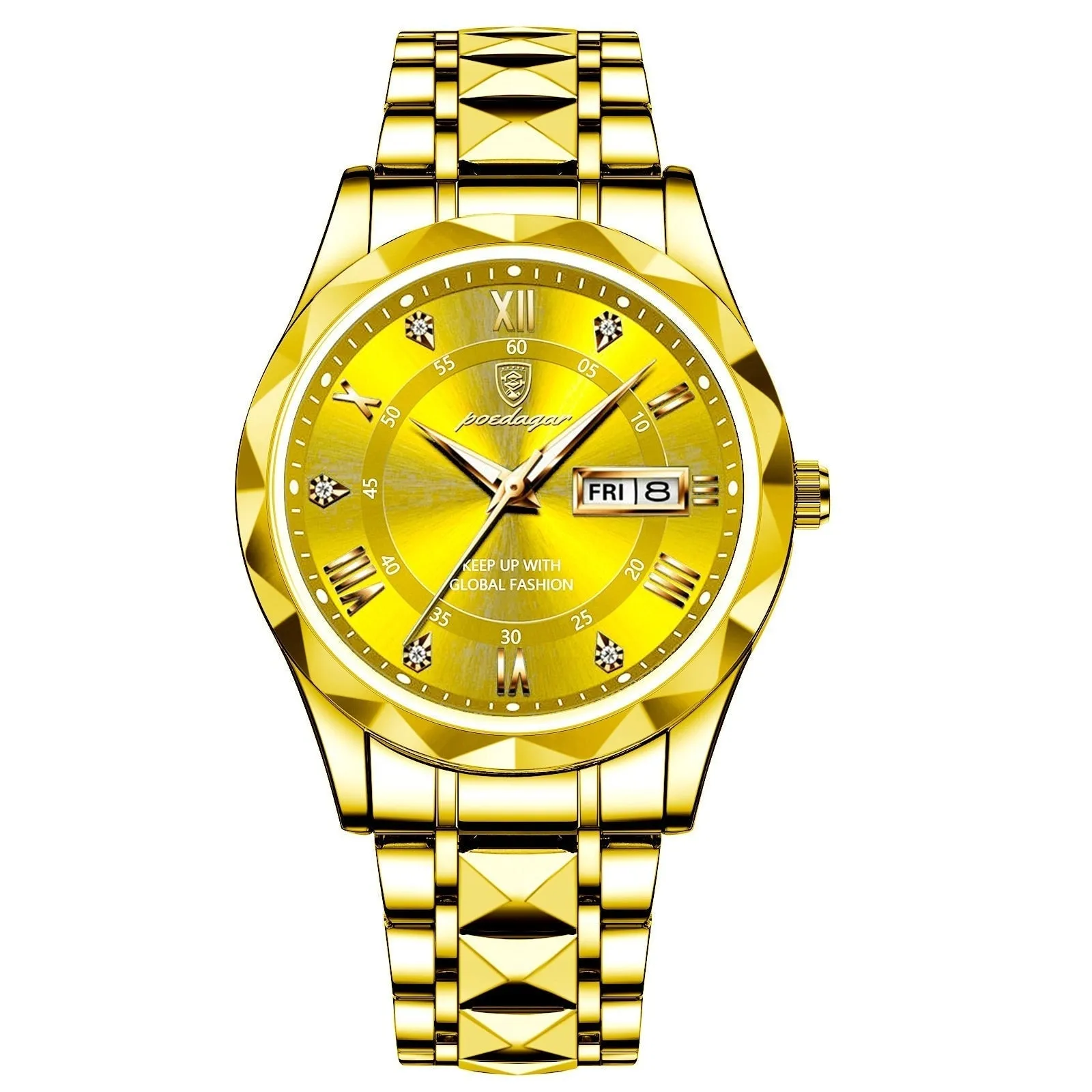 SASHA® Men´s Luxury Golden & Silver Watch