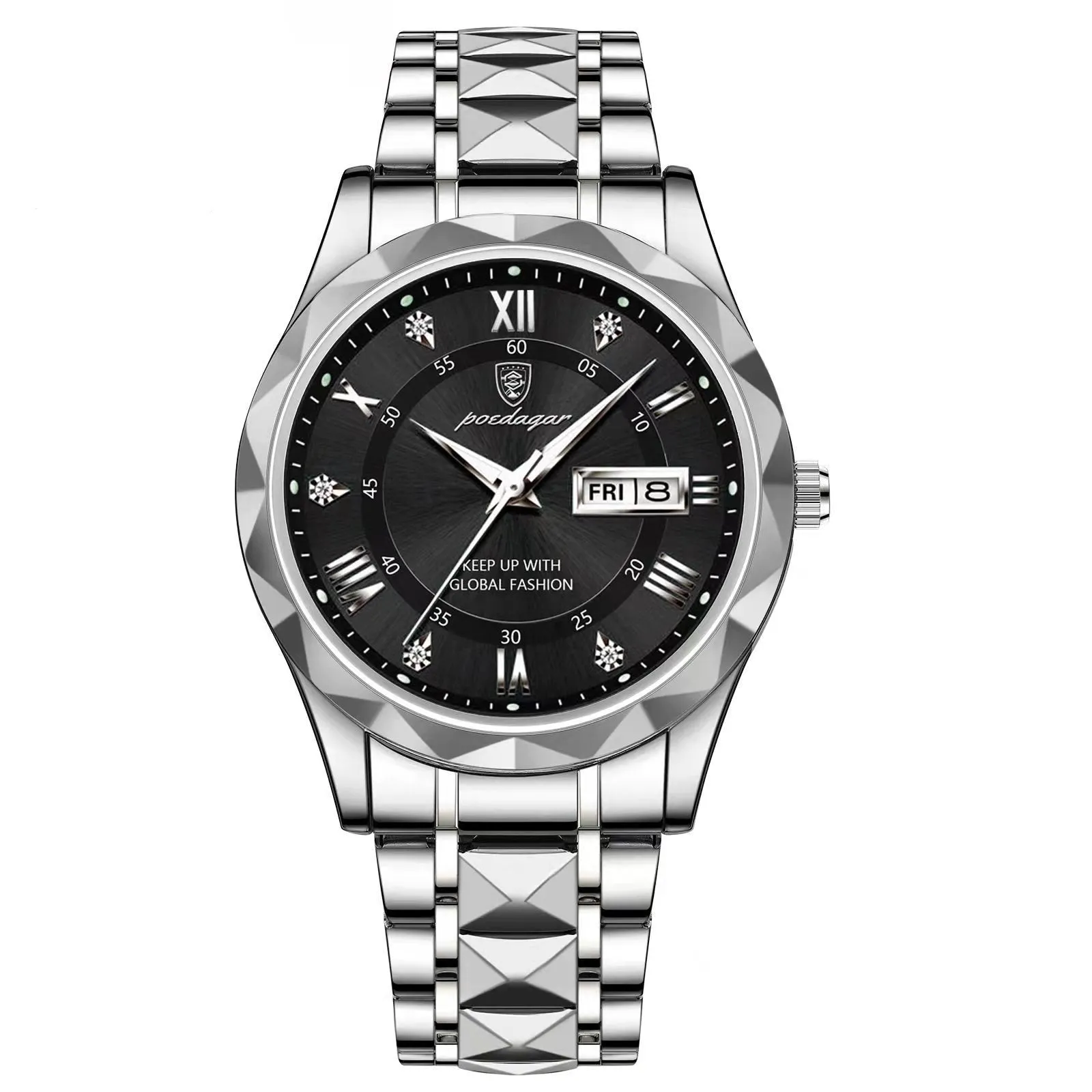 SASHA® Men´s Luxury Golden & Silver Watch