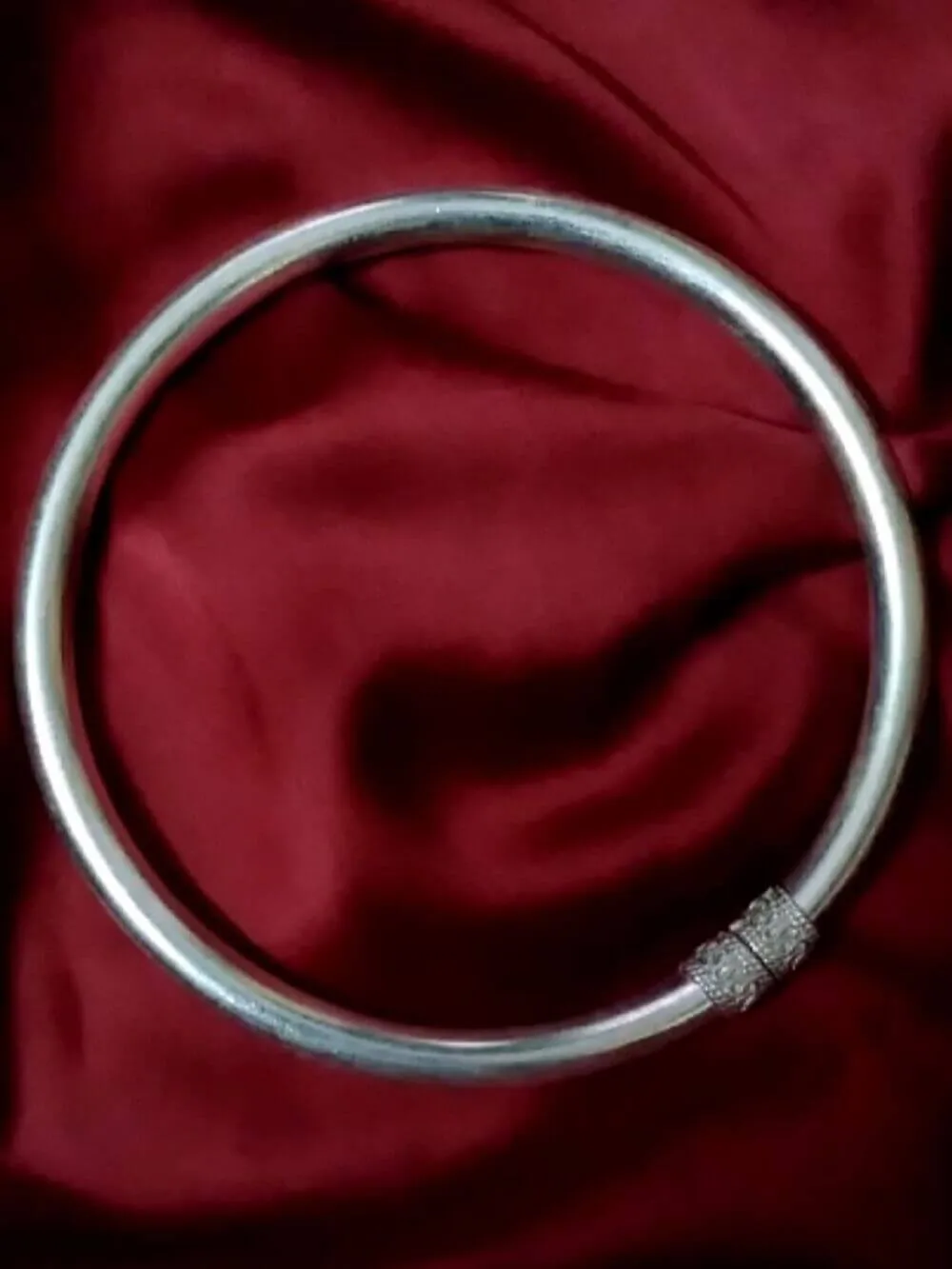 Silver Ankle Kada
