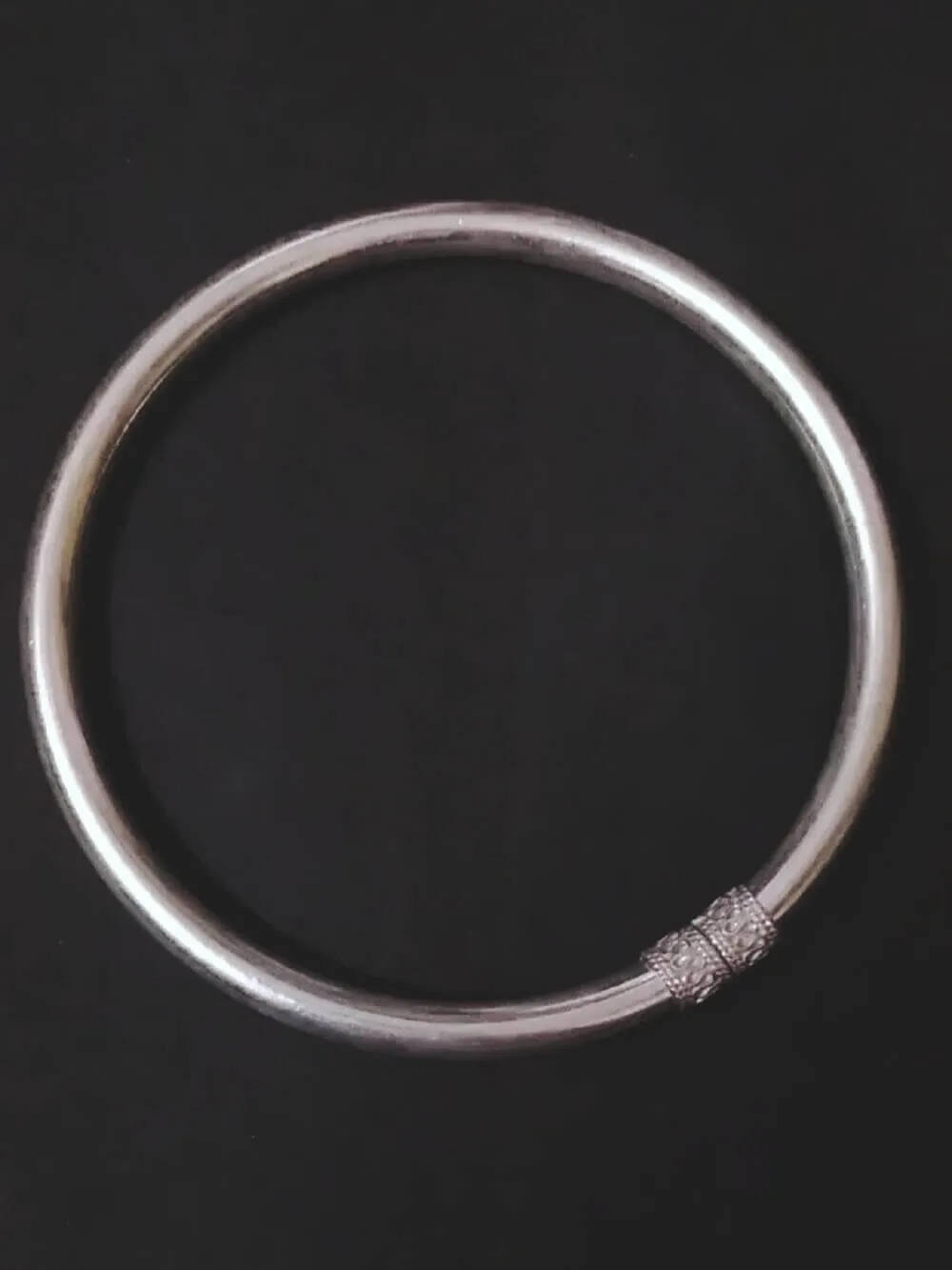 Silver Ankle Kada