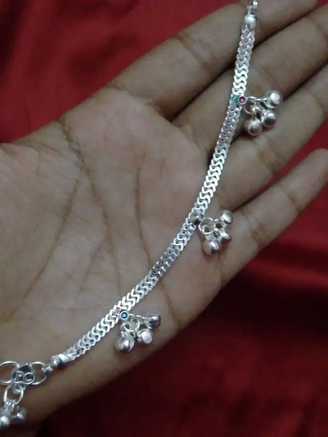 Silver Anklets Newborn (0-1 yr)