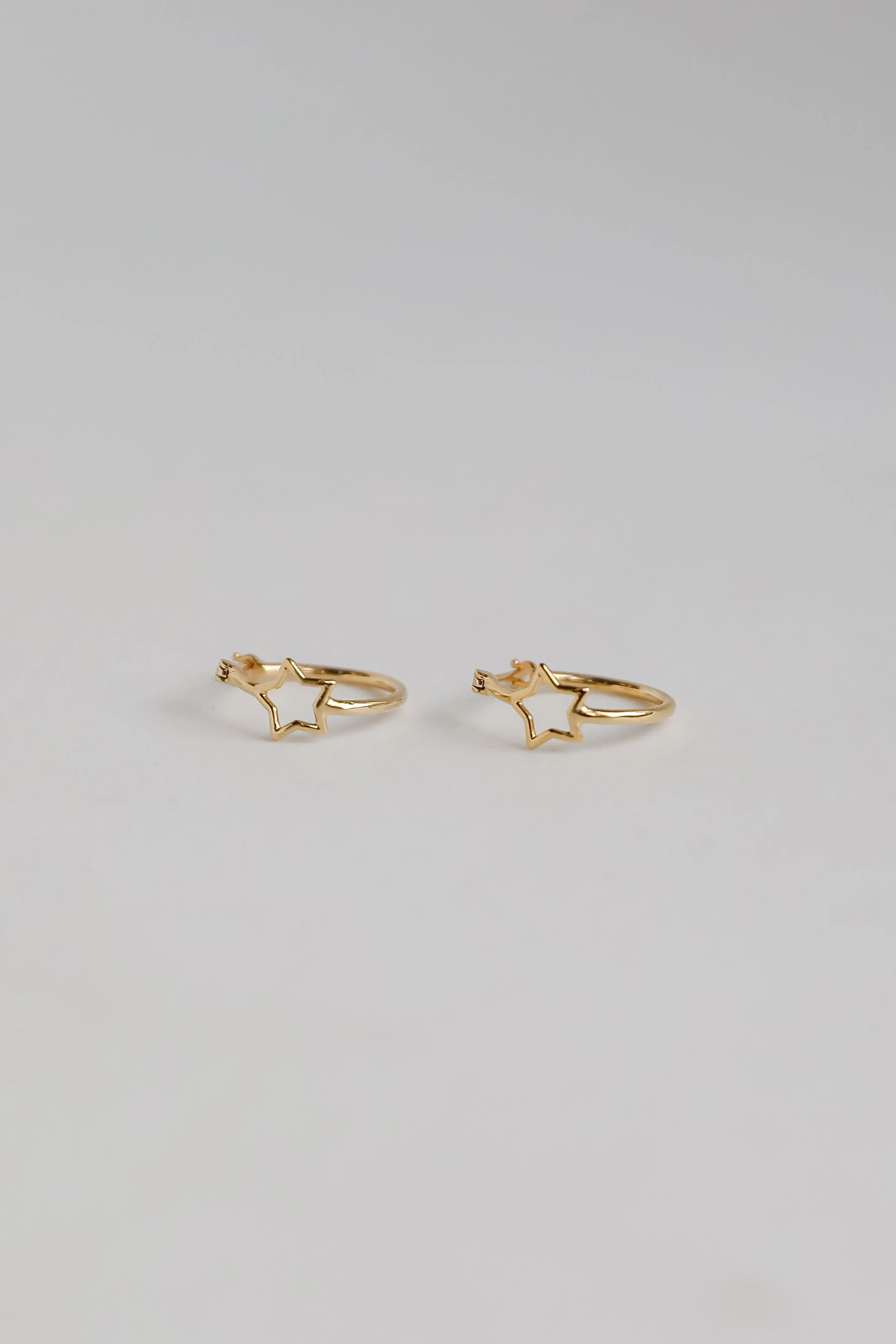 Sophie Gold Star Mini Hoop Earrings