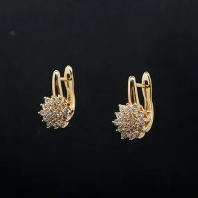 Stella X - Rose Gold Swarovski Crystal Drop Earrings