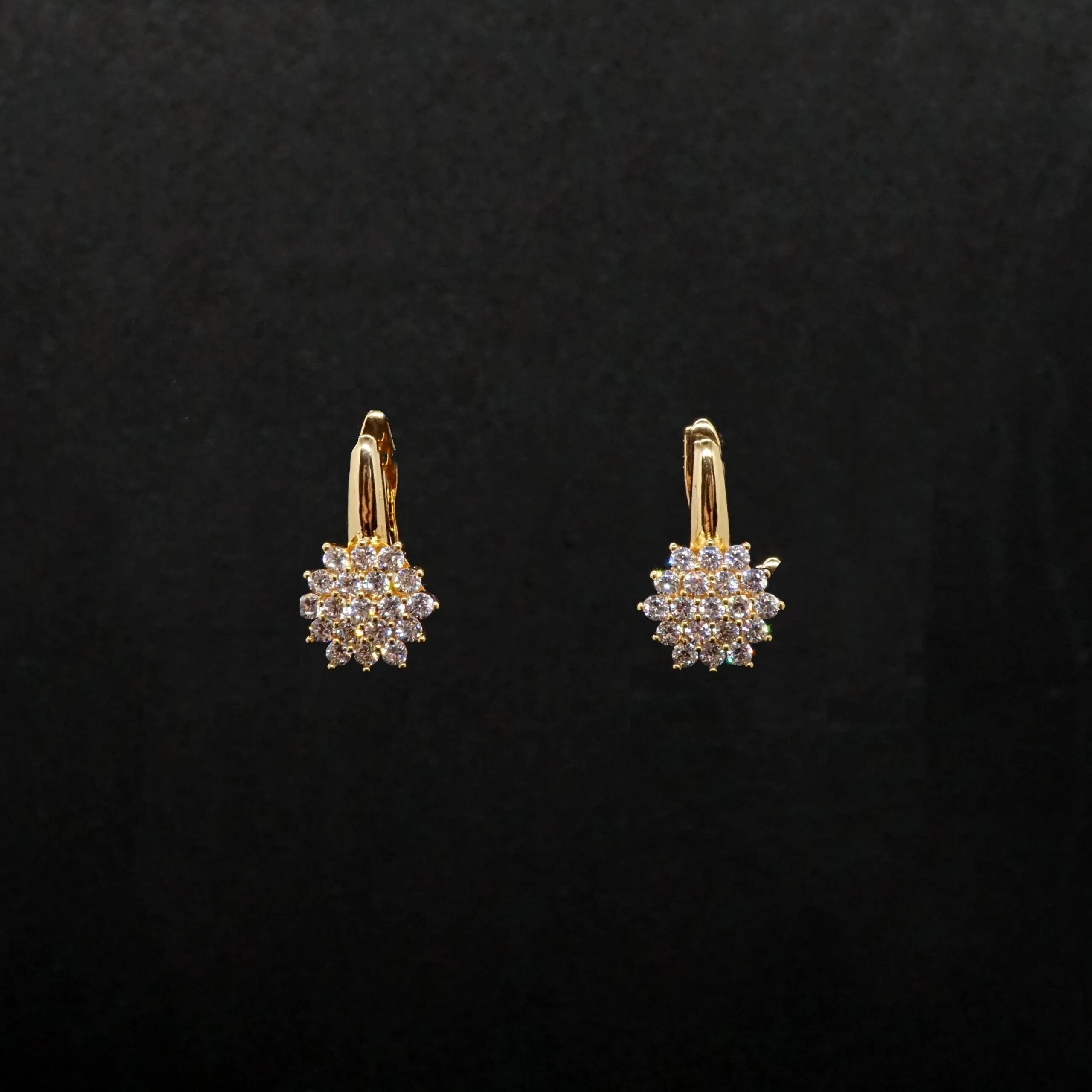 Stella X - Rose Gold Swarovski Crystal Drop Earrings