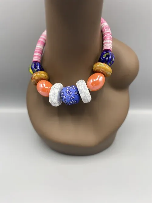 Toma Exaggerated Bead Necklace