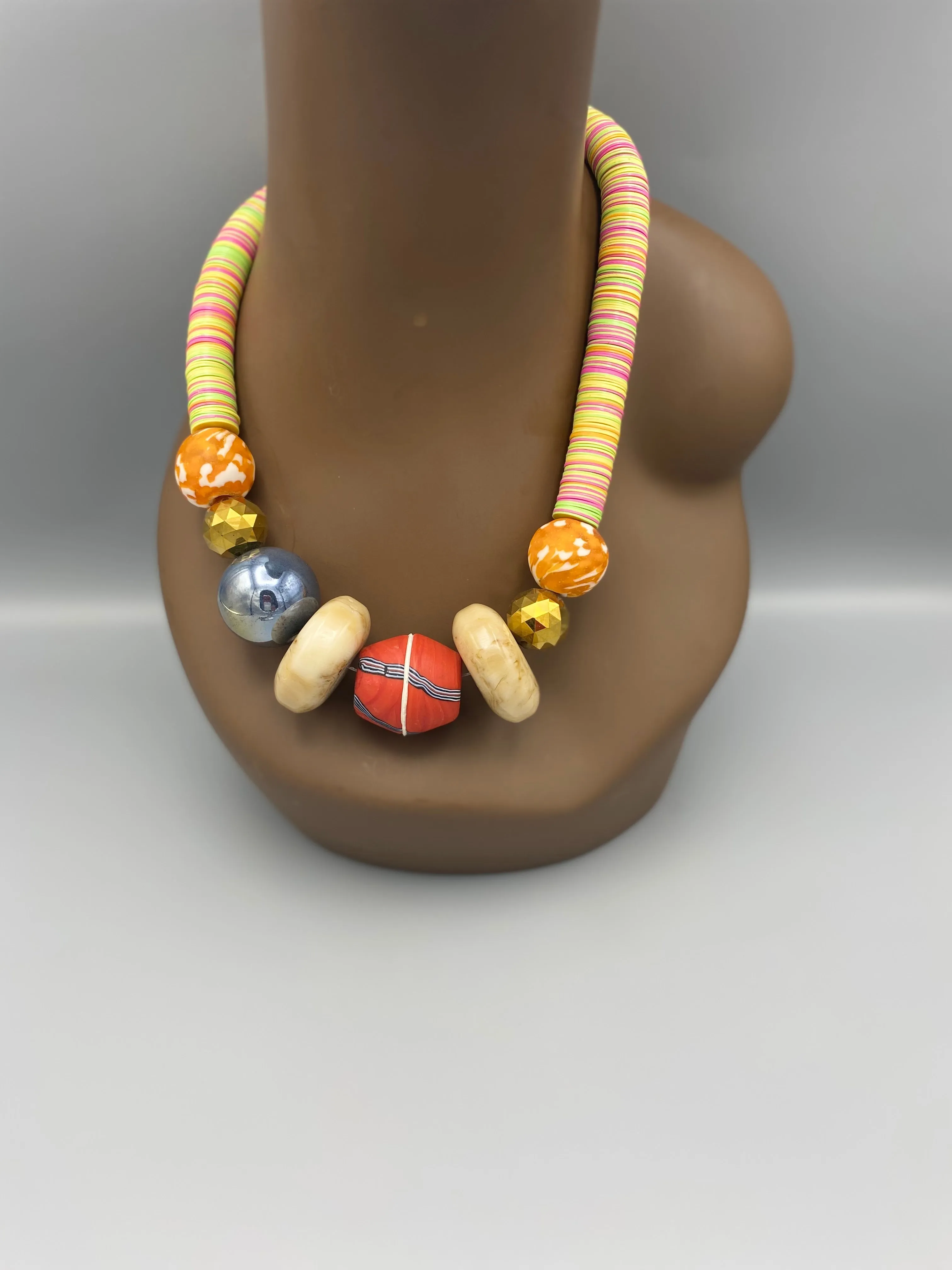 Toma Exaggerated Bead Necklace