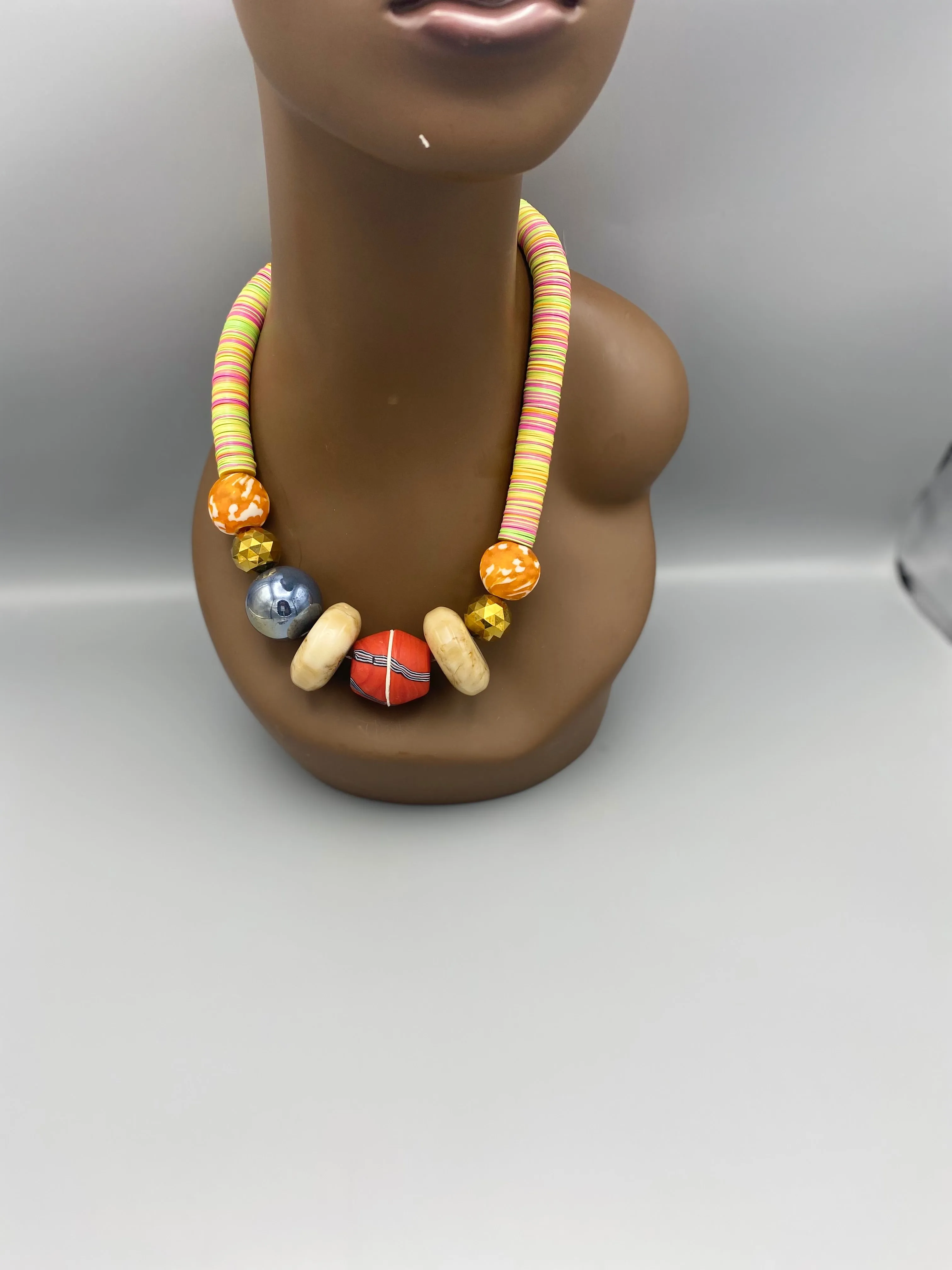 Toma Exaggerated Bead Necklace