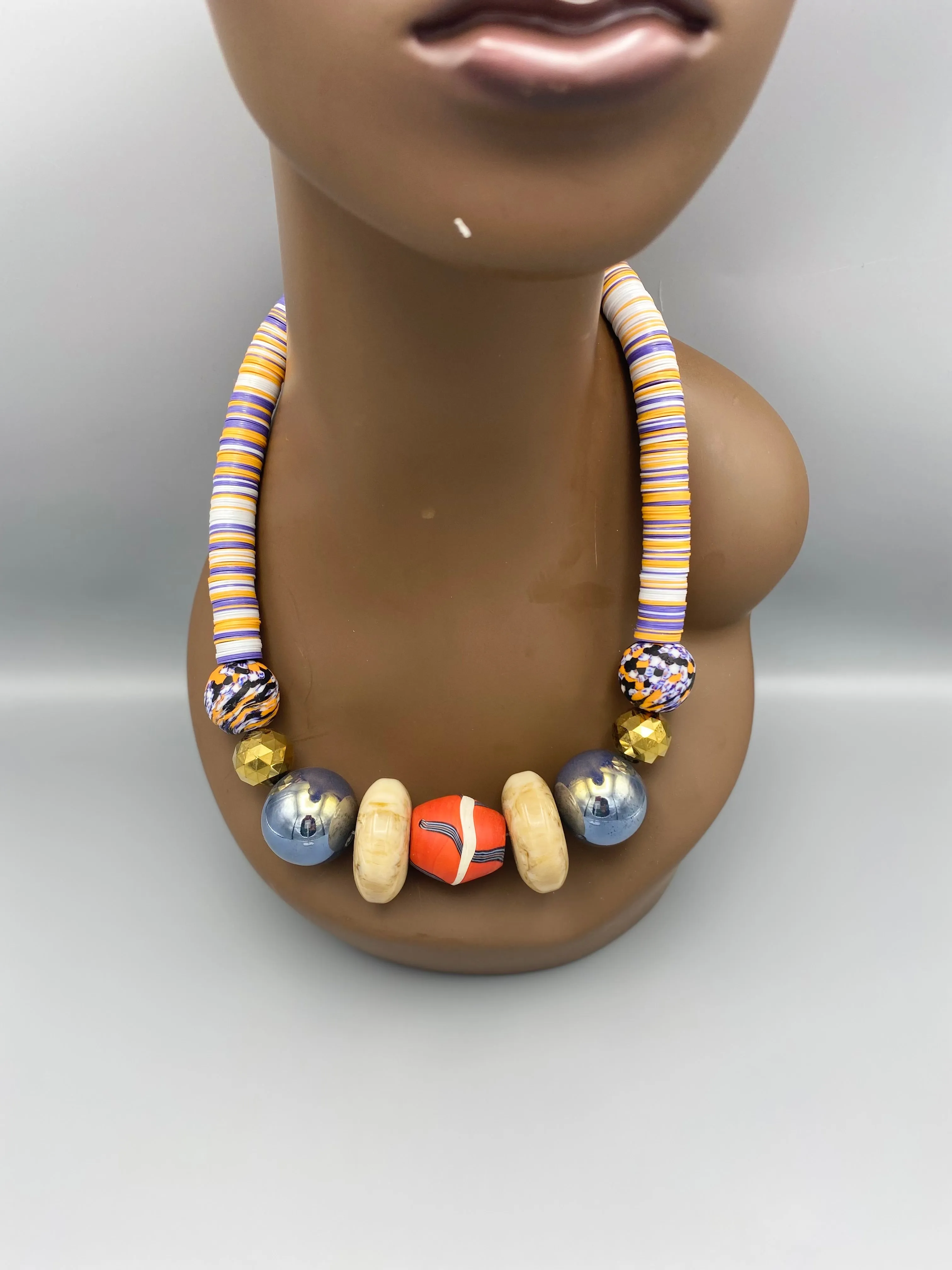 Toma Exaggerated Bead Necklace
