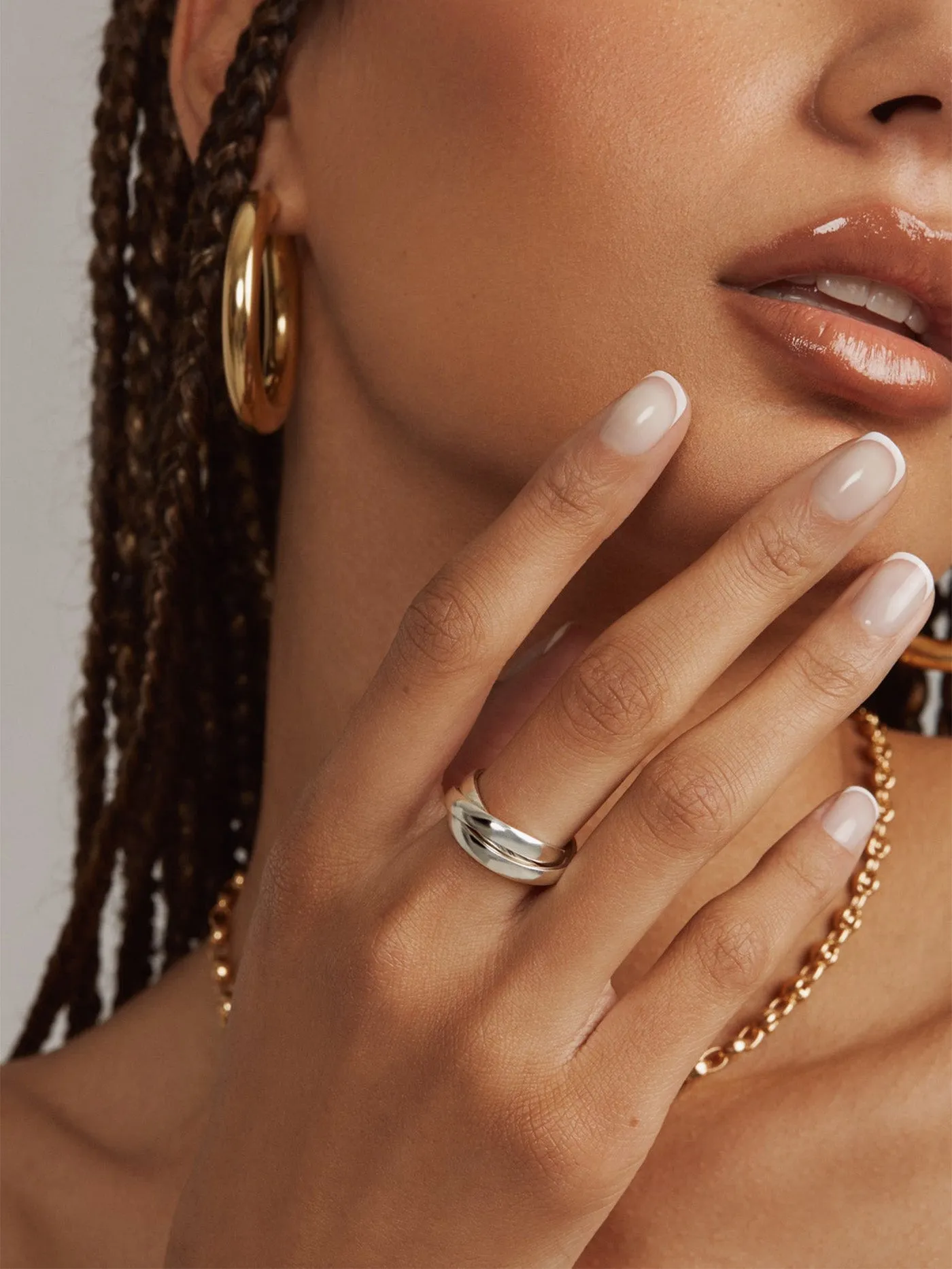 Trio Ring In Silver
