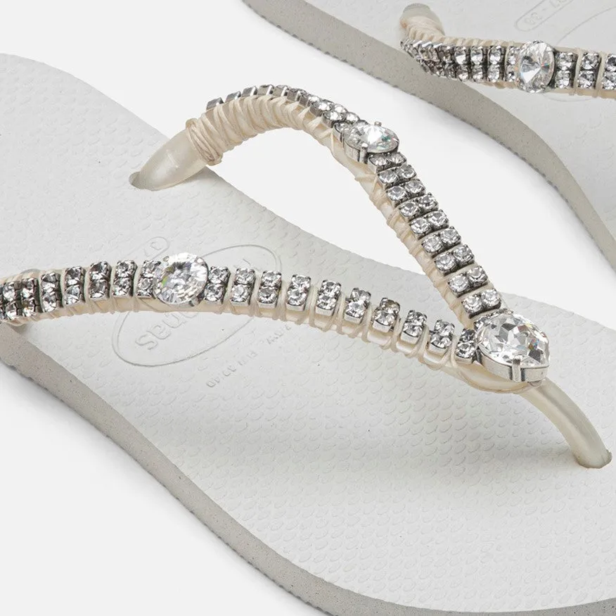 Triple Bling Flip Flops