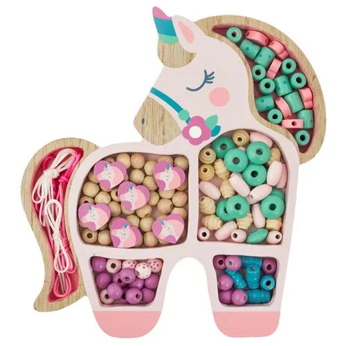 Unicorn Wooden Bead Set